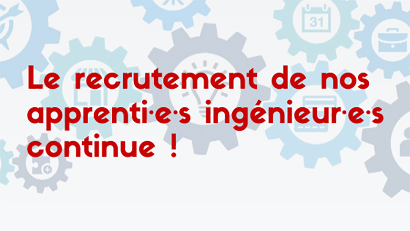 recrutement des apprentis ingénieurs